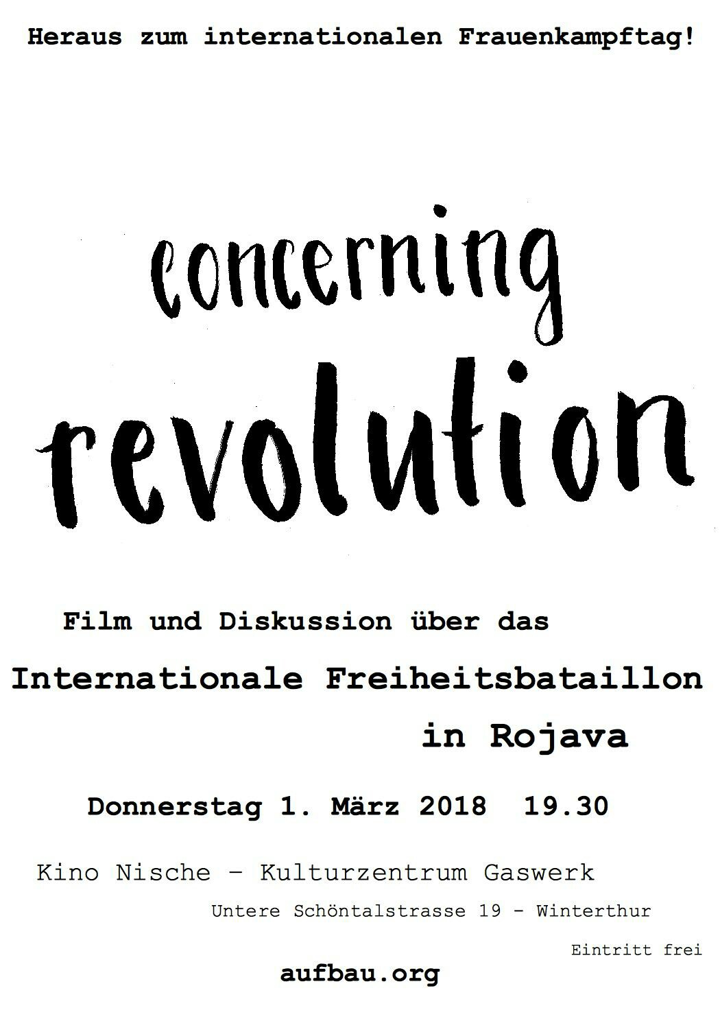 SPEZIAL Vorstellung Concerning Revolution